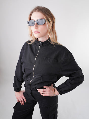 Cargo-Style Zip Black RESPIRE