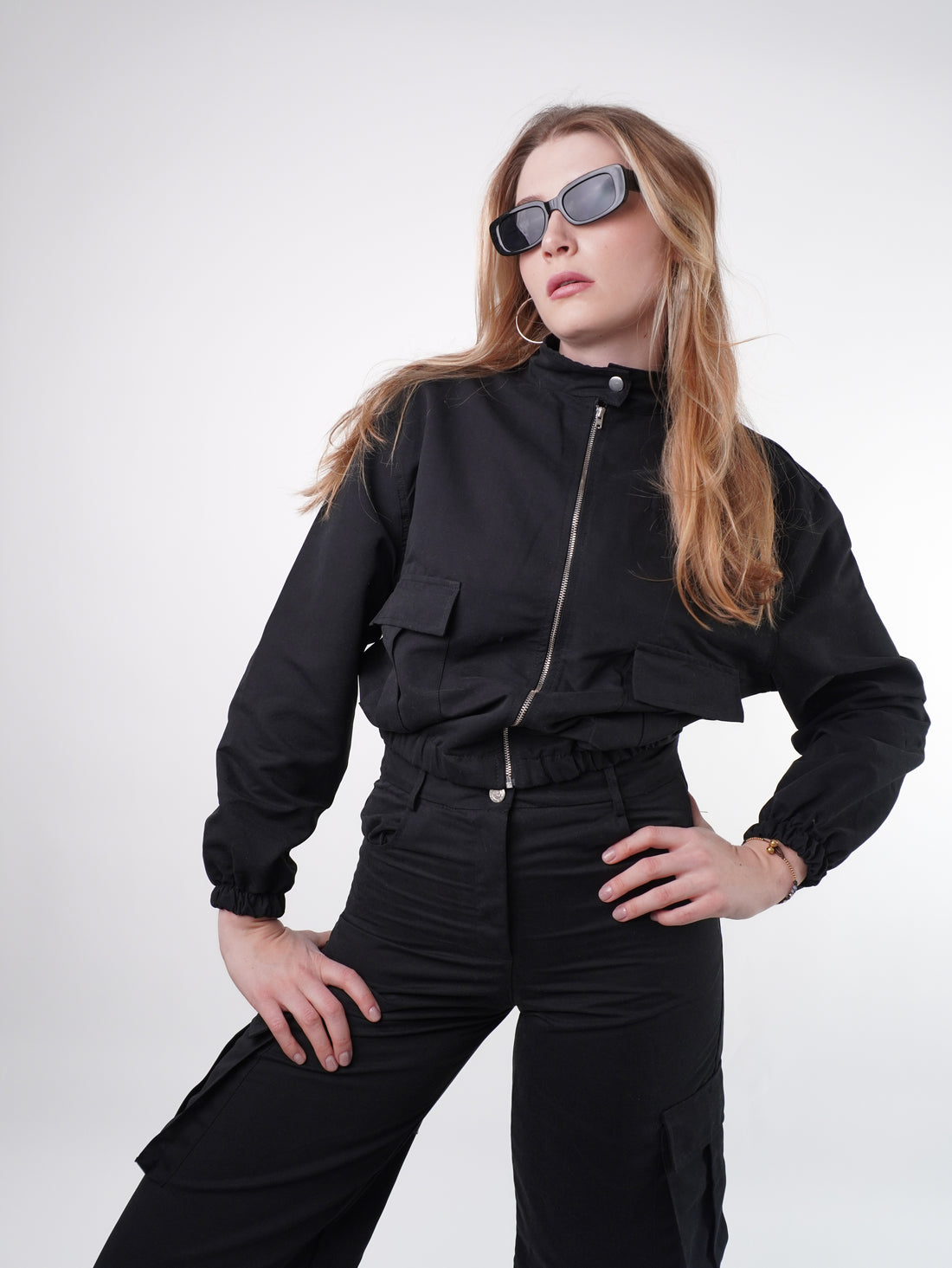 Bluza Cargo Czarna RESPIRE