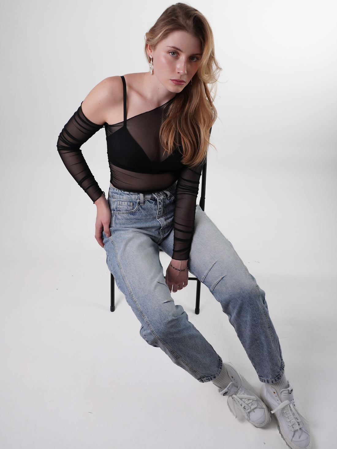 Jeansy Baggy Fit Niebieskie ALIEN JEANS