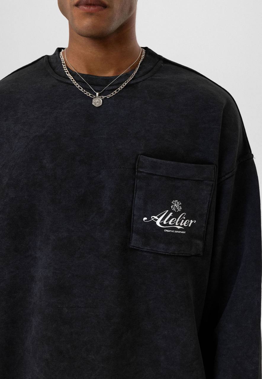 Sprany Long Sleeve Czarny ATELIER