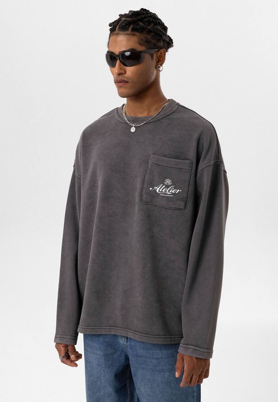 Sprany Long Sleeve Ciemnoszary ATELIER