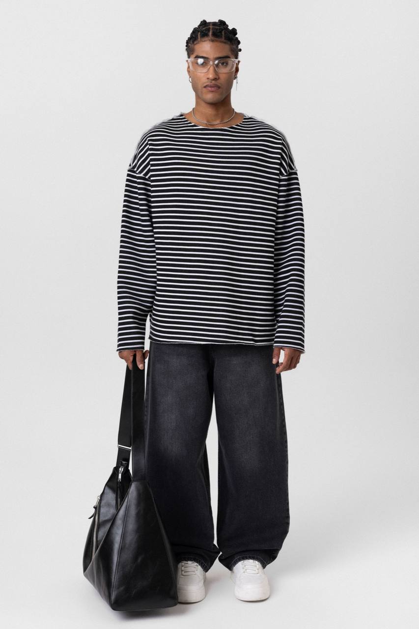 Long Sleeve Sweatshirt Striped VAMOS